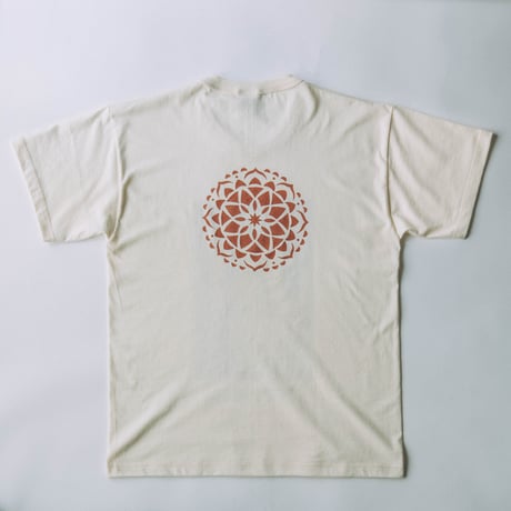 ”I am here"MANDARA short sleeve crew T