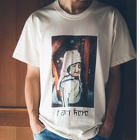 ”I am here"MANDARA short sleeve crew T