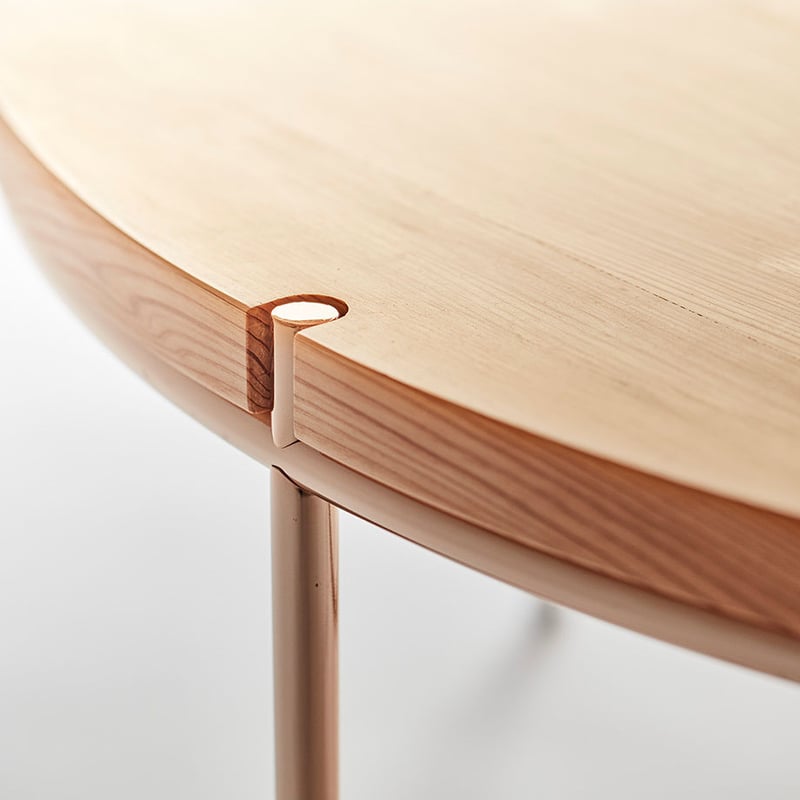 MASS Series 900 Coffee Table -Natural Wood & C