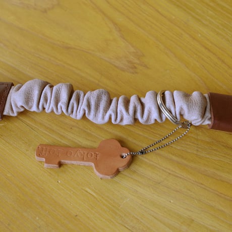 key bracelet　ブラウン×ダークブラウン×シルバー
