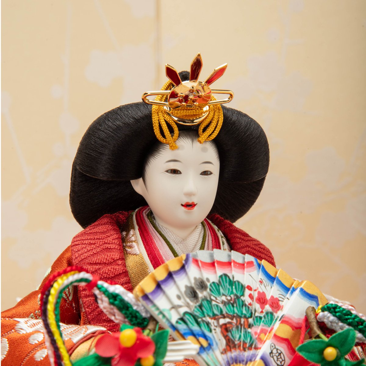 最終お値下げ　未開封　桂材　組み木パズル　お雛様　三段飾り　お節句　ひな祭り 未開封 桂材 組み木パズル お雛様 三段飾り 10人揃い お節句 ひな祭り