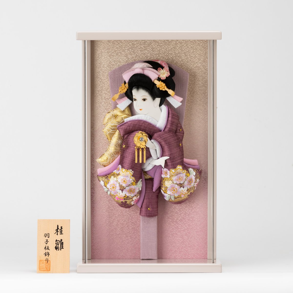 節子　　日本画　タイトル【　苧　　毛　】　豪華額装仕立　　前面アクリル仕様 fit=scale-down,w=1200