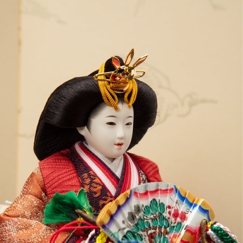 雛人形親王 京十一番親王飾「連山文錦」 | 桂雛／小佐畑人形店