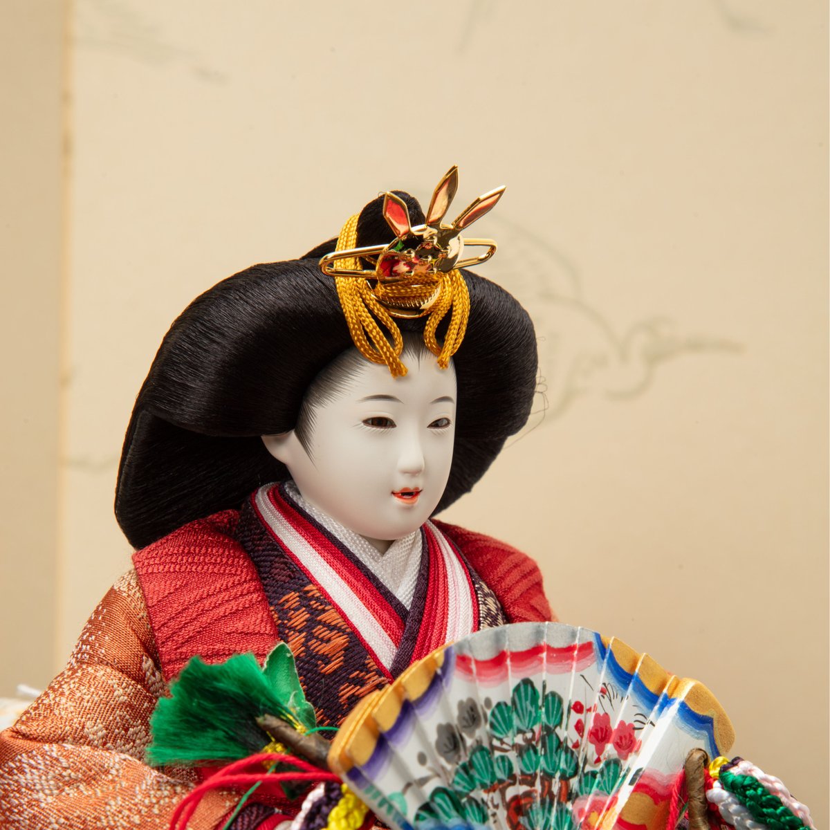 京十一番親王飾「連山文錦」 | 桂雛／小佐畑人形店
