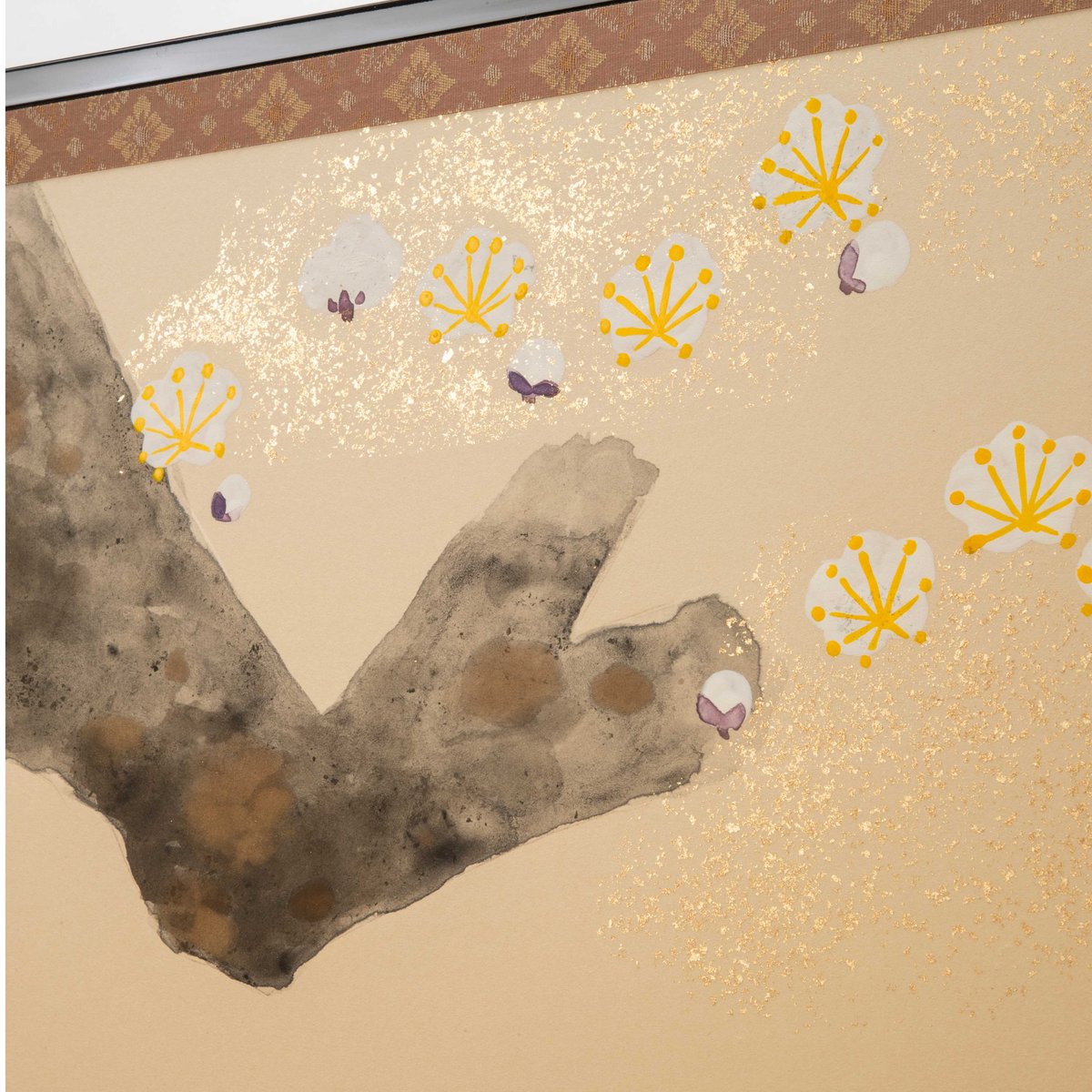 京十番親王飾「黄櫨染：桐竹鳳凰麒麟文錦」 | 桂雛／小佐畑人形店