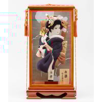 10号 ぼたん 本場結城紬 唐花文：桜華ケース飾り | 桂雛／小佐畑人形店