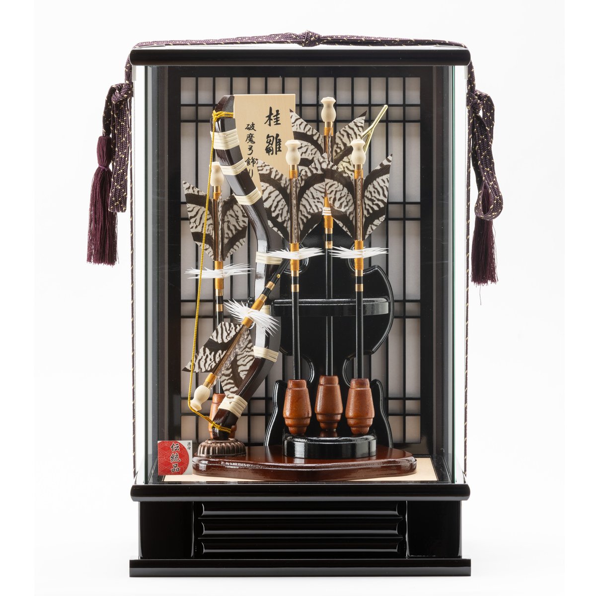 鳴弦」破魔弓飾り | 桂雛／小佐畑人形店