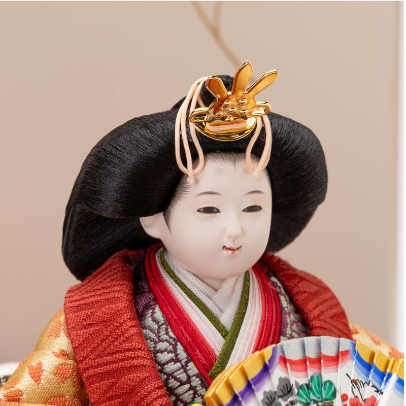 京十一番親王飾り「小桜文錦」 | 桂雛／小佐畑人形店