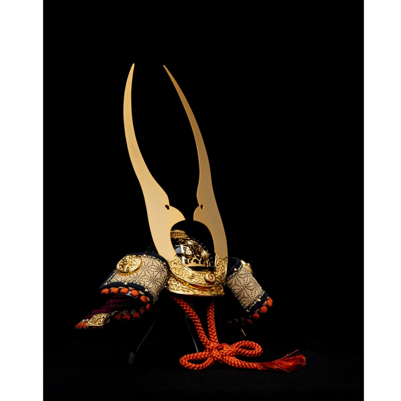 別所実正作 六号 貫前神社 大鍬形之兜飾り | 桂雛／小佐畑人形店