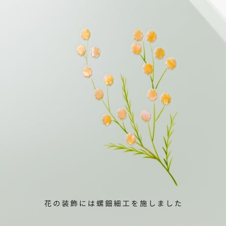 京十一番親王飾り「雲立涌文錦（香色：こういろ）」