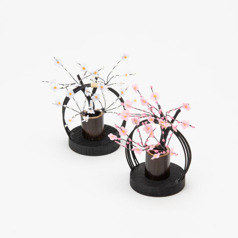 親王飾り 十一番 袋帯親王飾り 京十一番親王飾り「唐織袋帯：段菊水に椿文錦」【限定3作品