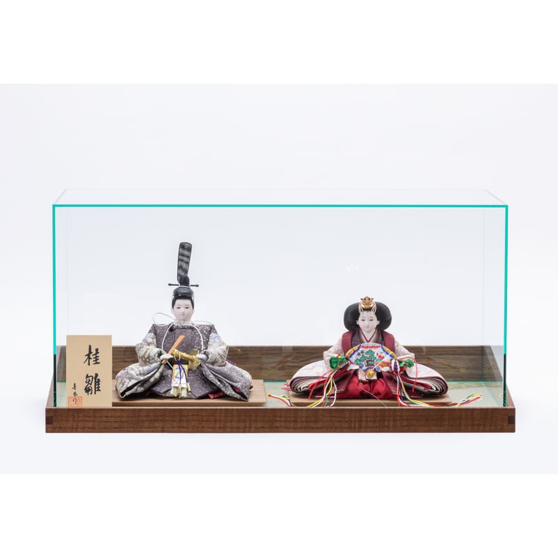 京十一番親王HAKO飾り「友禅四季草花図」 | 桂雛／小佐畑人形店