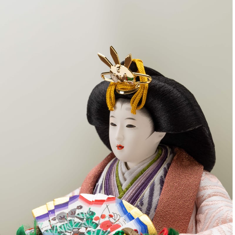 オンライン限定】京十一番親王飾り「雲立涌文錦（紫色）」 | 桂雛