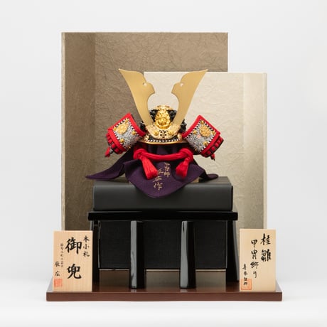 六分之一 赤絲縅之兜飾り