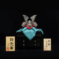 平安一水作 黒小札 赤絲縅 竹雀燻銀鍍金 兜