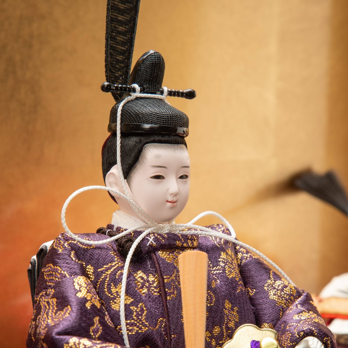 京十一番親王収納飾「牡丹唐草文錦：濃き紫」【限定1作品】 | 桂