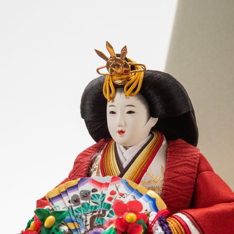 京十一番親王飾「刺繍：大王松」 | 桂雛／小佐畑人形店