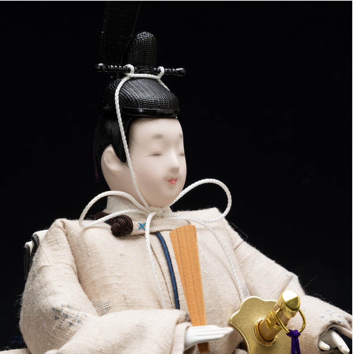 本場結城紬：SEKKA 縹（はなだ）の匂い small | 桂雛／小佐畑人形店