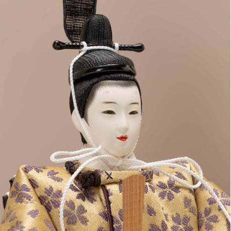 京十一番親王飾り「小桜文錦」