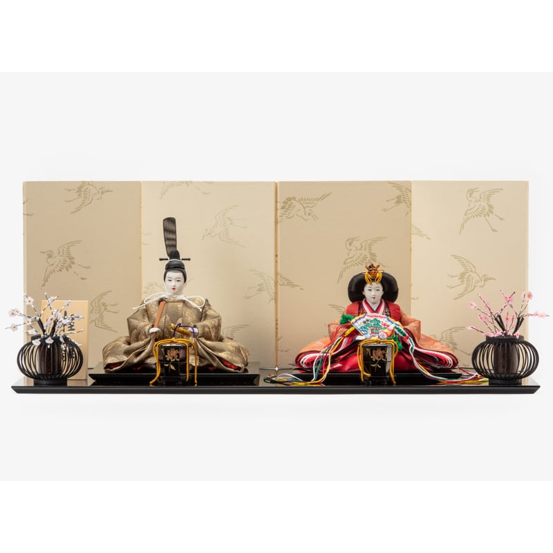 京十一番親王飾「連山文錦」 | 桂雛／小佐畑人形店