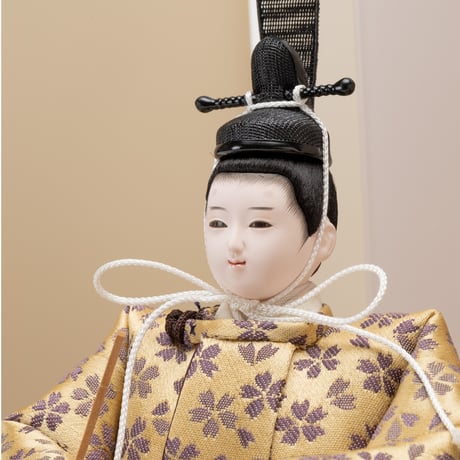 京十一番親王飾り「小桜文錦」（柔相顔）