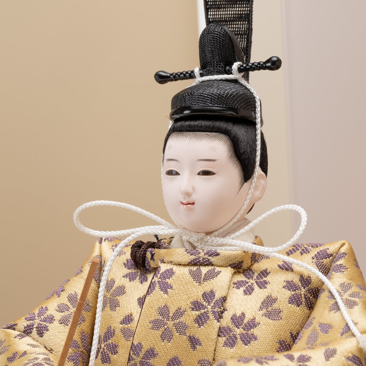 京十一番親王飾り「小桜文錦」 | 桂雛／小佐畑人形店