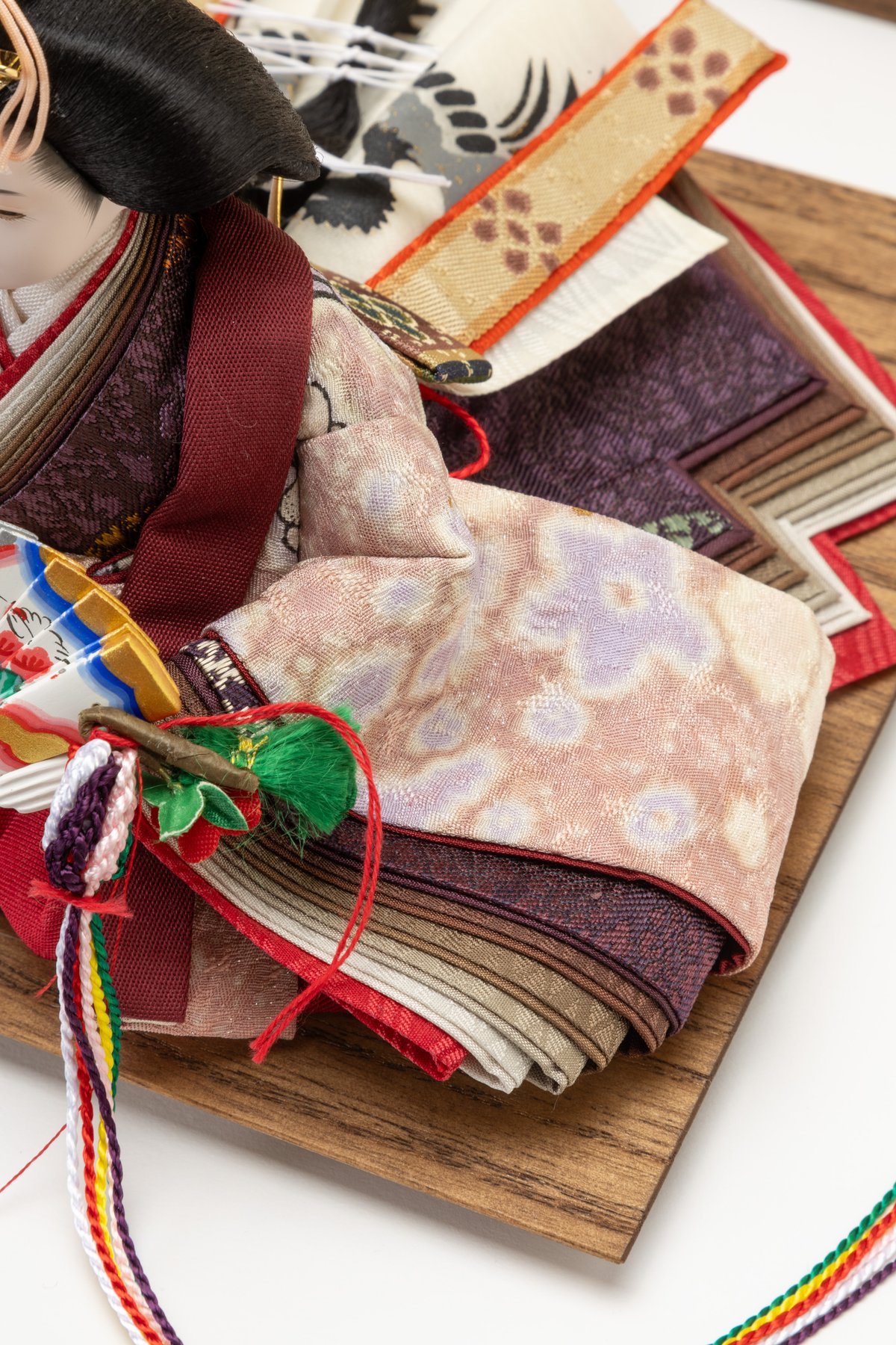 京十一番親王HAKO飾り「友禅四季草花図」 | 桂雛／小佐畑人形店