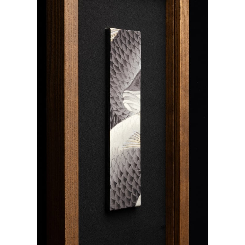 Nishiki Frame Raised Form 鯛尽くし墨色 | 桂雛／小佐畑人形店