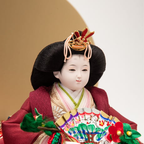京十一番親王飾「刺繍：桜」