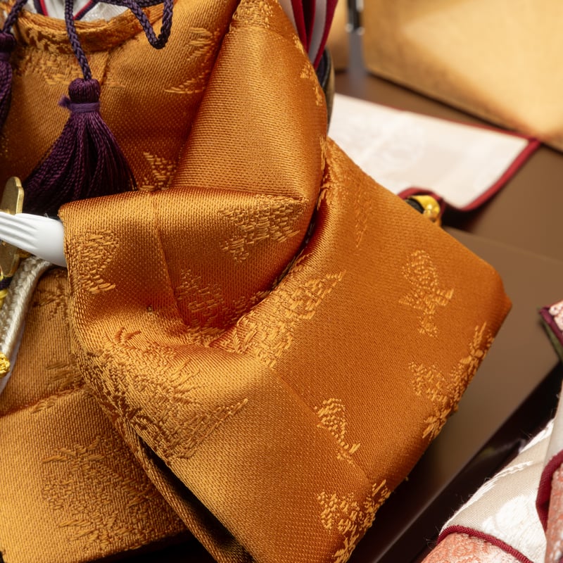 芥子親王収納飾り「麹塵染」 | 桂雛／小佐畑人形店