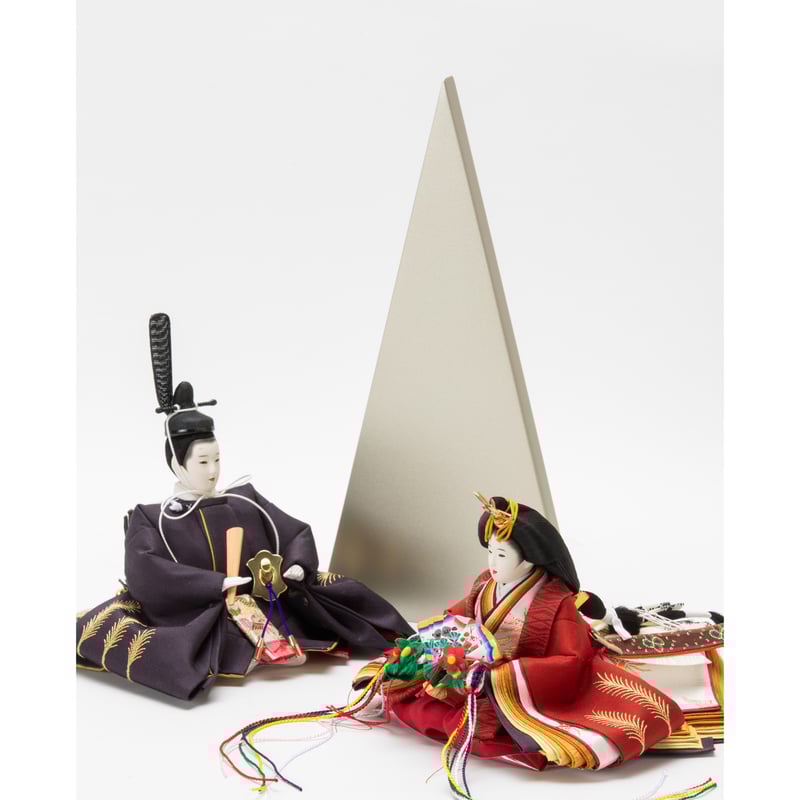 京十一番親王飾「刺繍：大王松」 | 桂雛／小佐畑人形店