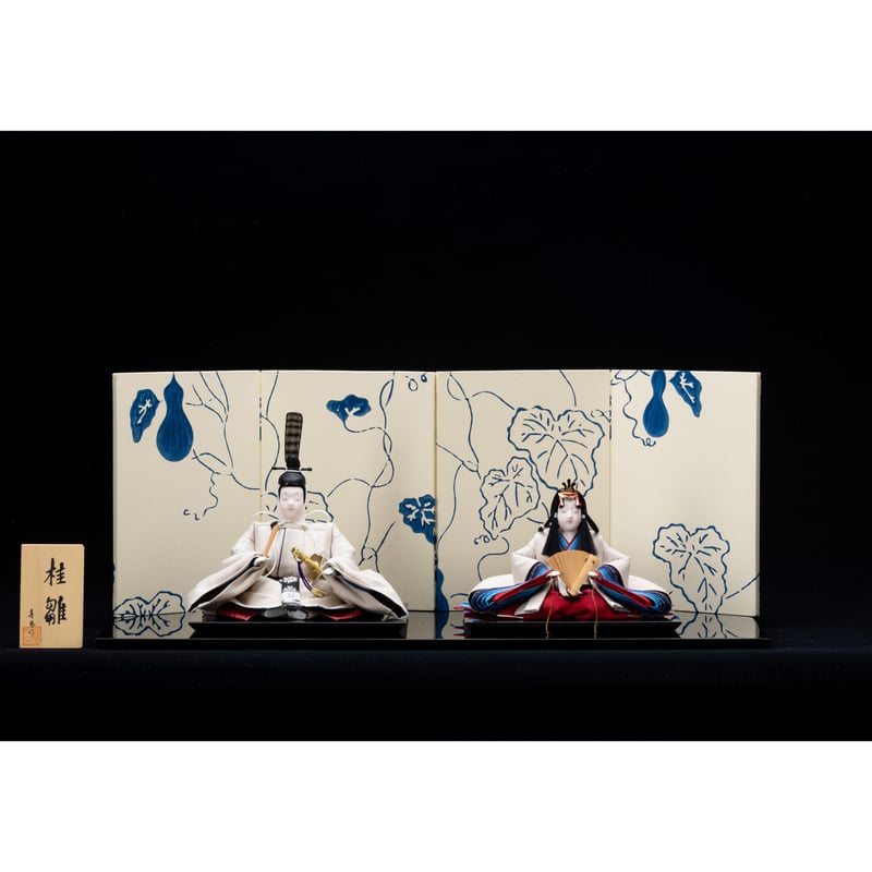 本場結城紬：SEKKA 縹（はなだ）の匂い small | 桂雛／小佐畑人形店