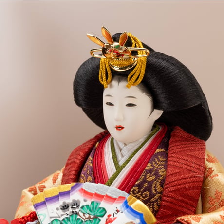 京十一番親王飾り「小桜文錦」