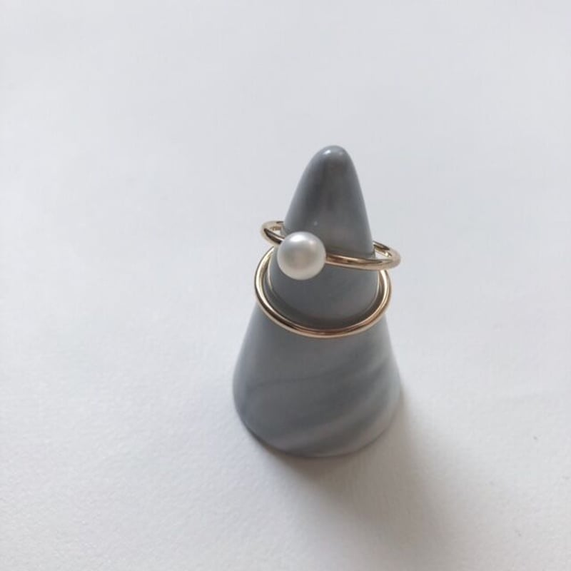 淡水パール2連リング | RiiUM