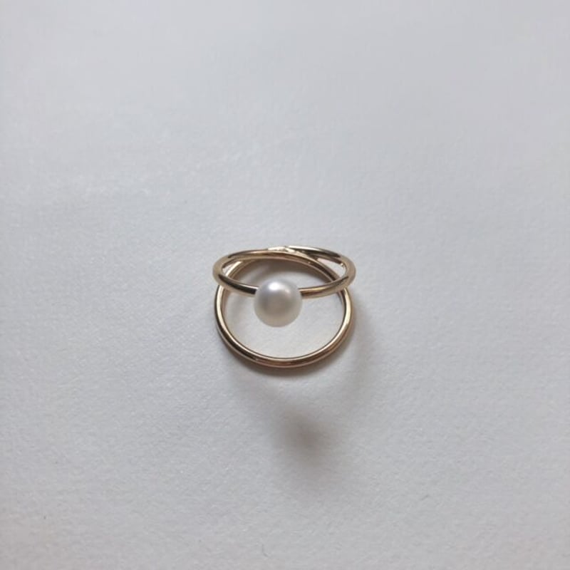 淡水パール2連リング | RiiUM
