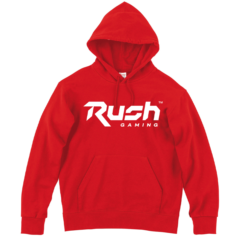 Rush Gaming チームロゴパーカー (Red) | Rush Gaming Store