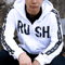 Rush Gaming オリジナルジップアップパーカー(White)