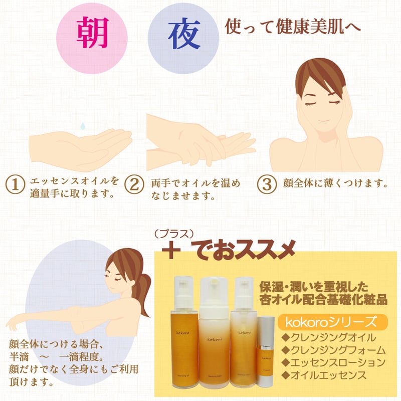 石鹸セット】無添加石鹸+KOKOROオイルエッセンス | ココロ化粧品
