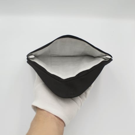 【ミンネ展示】洗えるマスクケース│『Email message』souhalマスクケース│ブラック×レッドレース（品番：B79）【送料無料・代引き手数料無料】