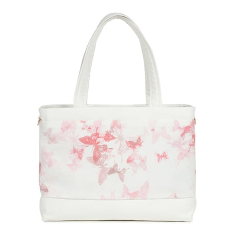 蝶が舞うトートバッグ │ A4対応 A108B