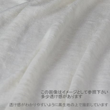 【バッククロスシリーズ】ヨーロッパリネンのノースリーブカットソー　(サラシ)　A49　【送料・代引き手数料無料】