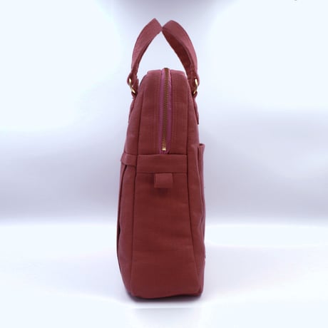 ベルギーリネン2wayショルダーバッグ｜ピンク(H96B)｜日本製【オブジェbag】簡易ラッピングでお届け