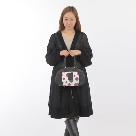 レースロングカーディガン黒蝶貝　B97 黒【Creema店取り寄せOK・要DM】
