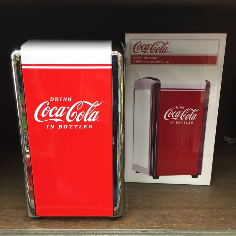コカコーラ ナプキンディスペンサー 赤白 | SOJIJI BASE&GARAGE