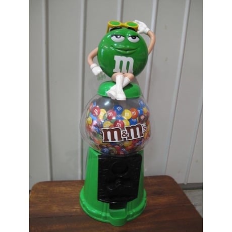 m&m’sグリーン チョコレートディスペンサー