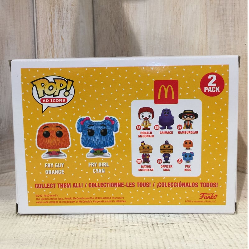 マクドナルド FUNKO POP! フライキッズ FRY KIDS ファンコ マクドナルド FUNKO POP! フライキッズ FRY KIDS ファンコ