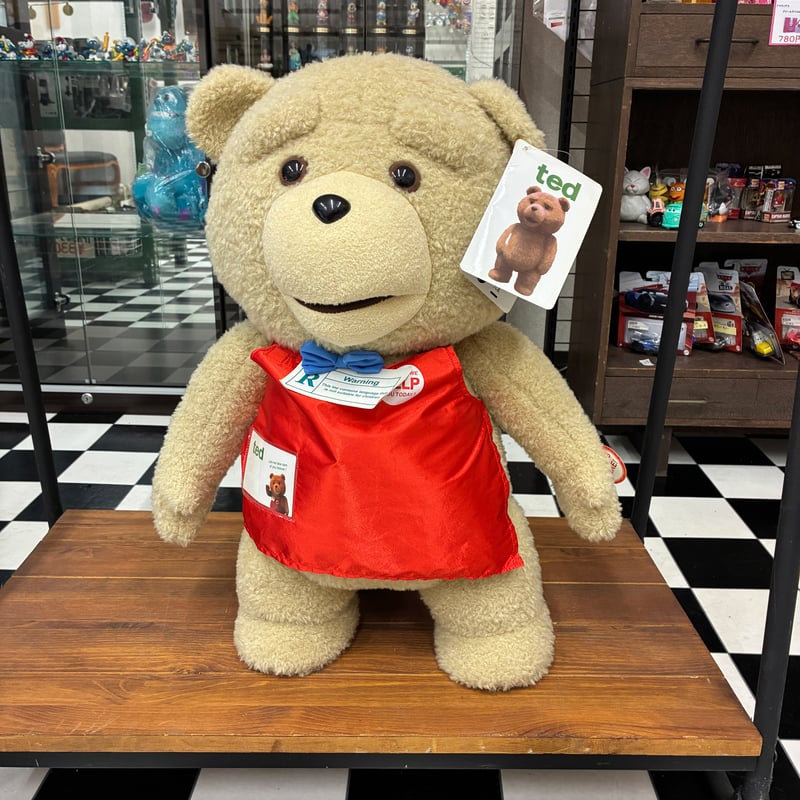 テッド　Ted ぬいぐるみ Ted テッド 赤エプロン ぬいぐるみ 実物大 24インチ | BILLVAN BASE＆TO