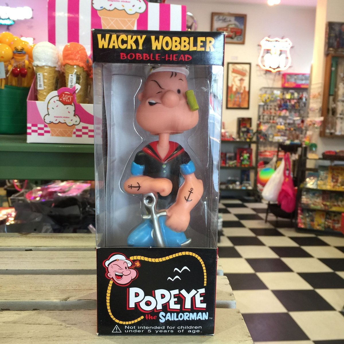 FUNKO SPARKYボビングヘッド ソフビ ファンコ ポパイボビング FUNKO SPARKYボビングヘッド ソフビ ファンコ ポパイボビング