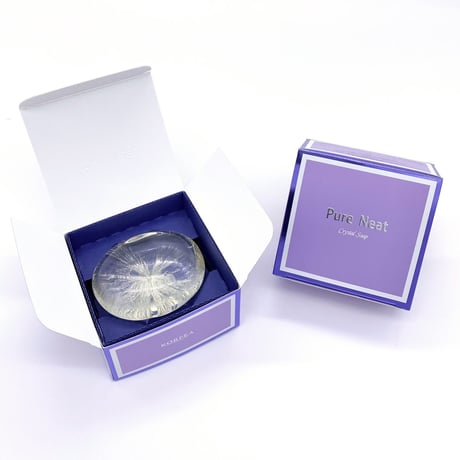 Pure Neat　クリスタルソープ（洗顔ソープ）80g ※パッケージをリニューアルしました