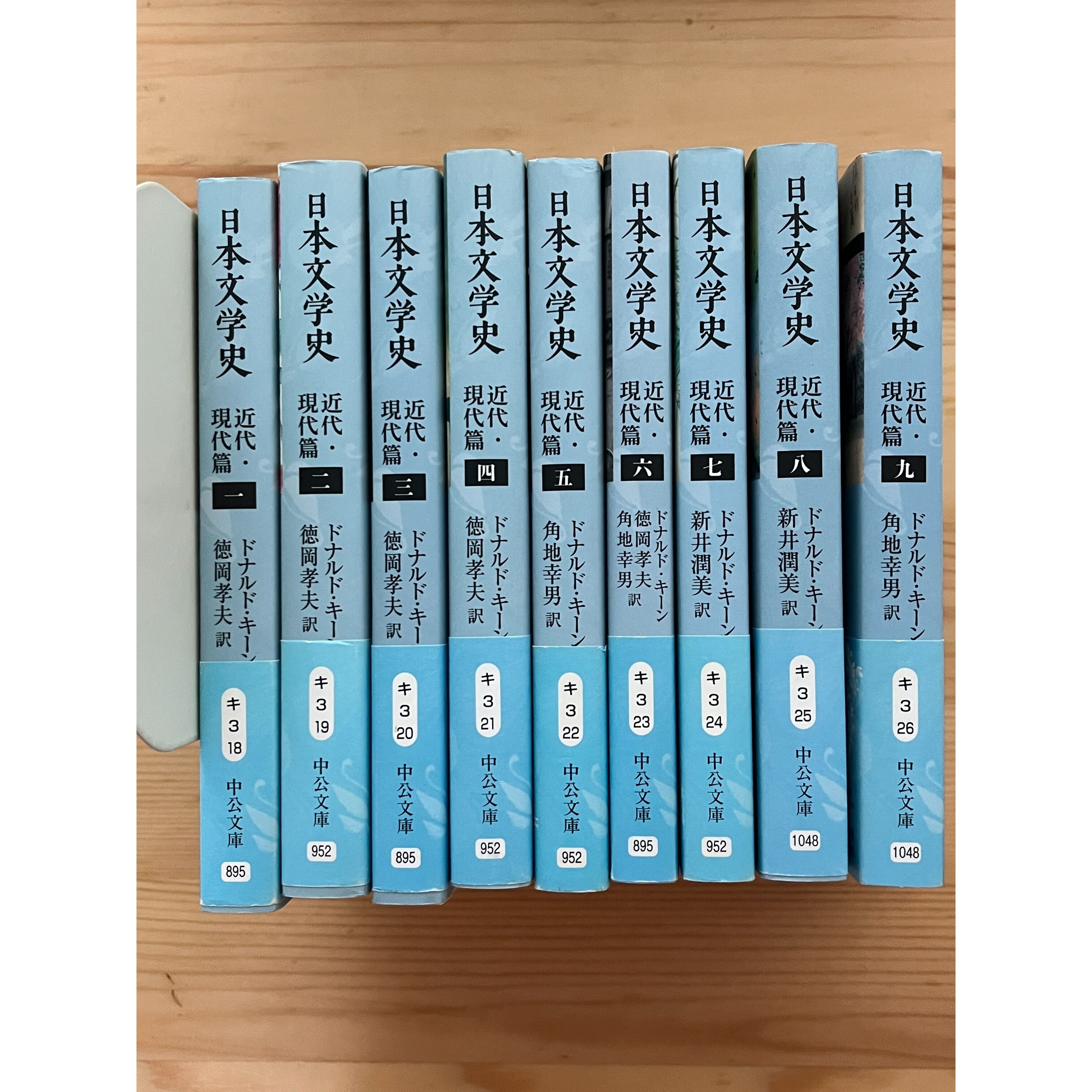 ドナルド・キーン 日本文学の歴史 全18巻 セット original